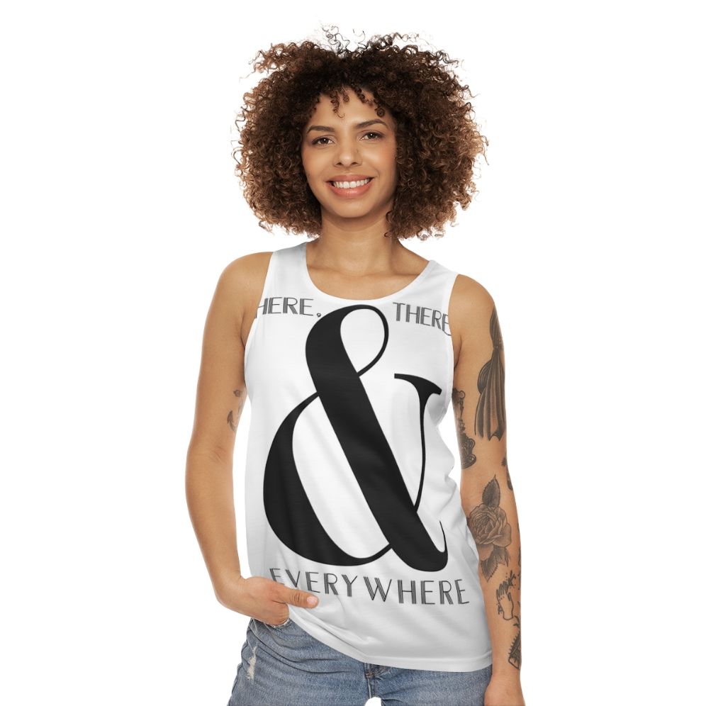 Unisex 'Here There & Everywhere' Beatles Lyric Tank Top - women