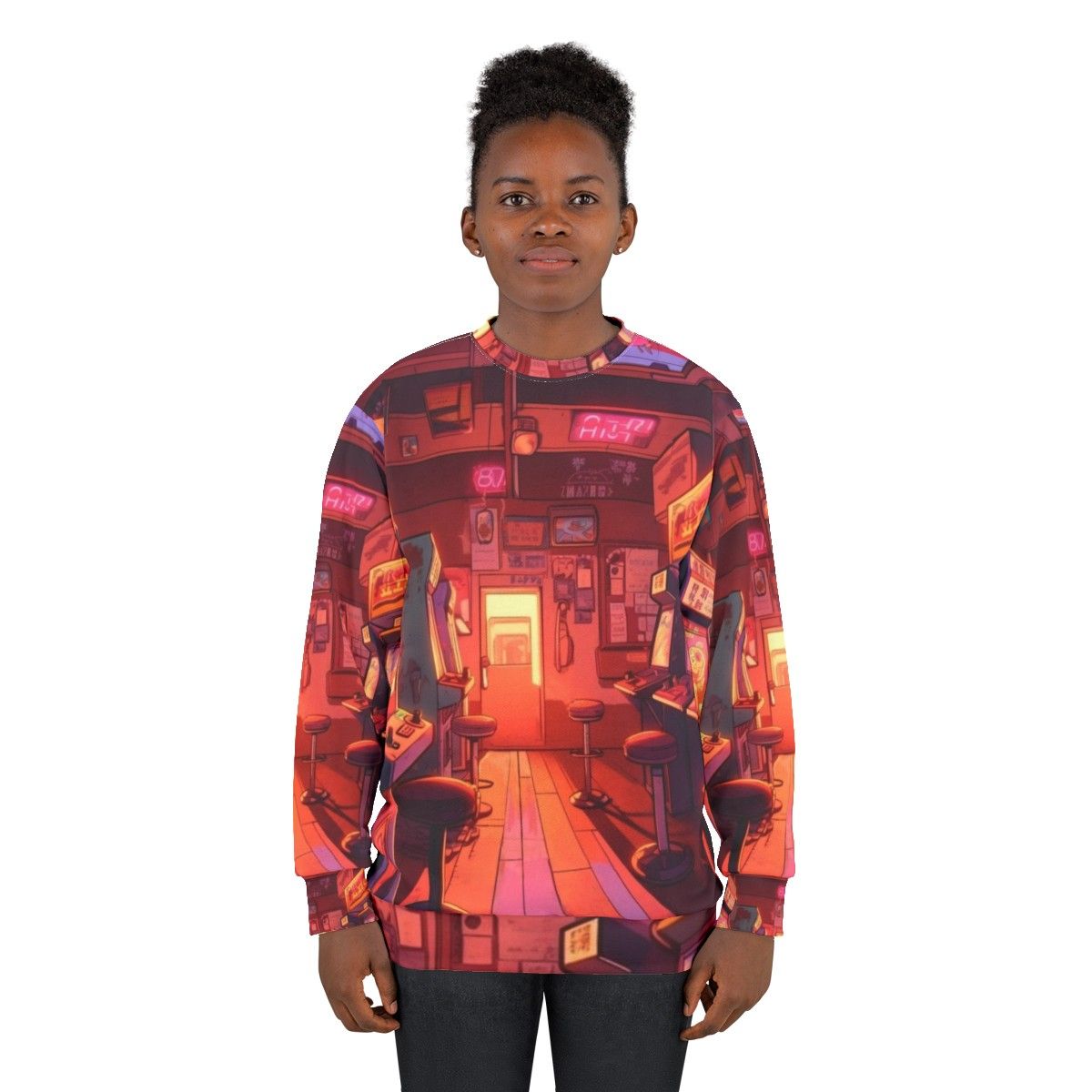 Arcade Hall In Hawkins Stranger Things Sweatshirt - women