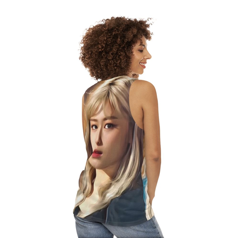 Twice Jeongyeon "More & More" Unisex Tank Top - women back