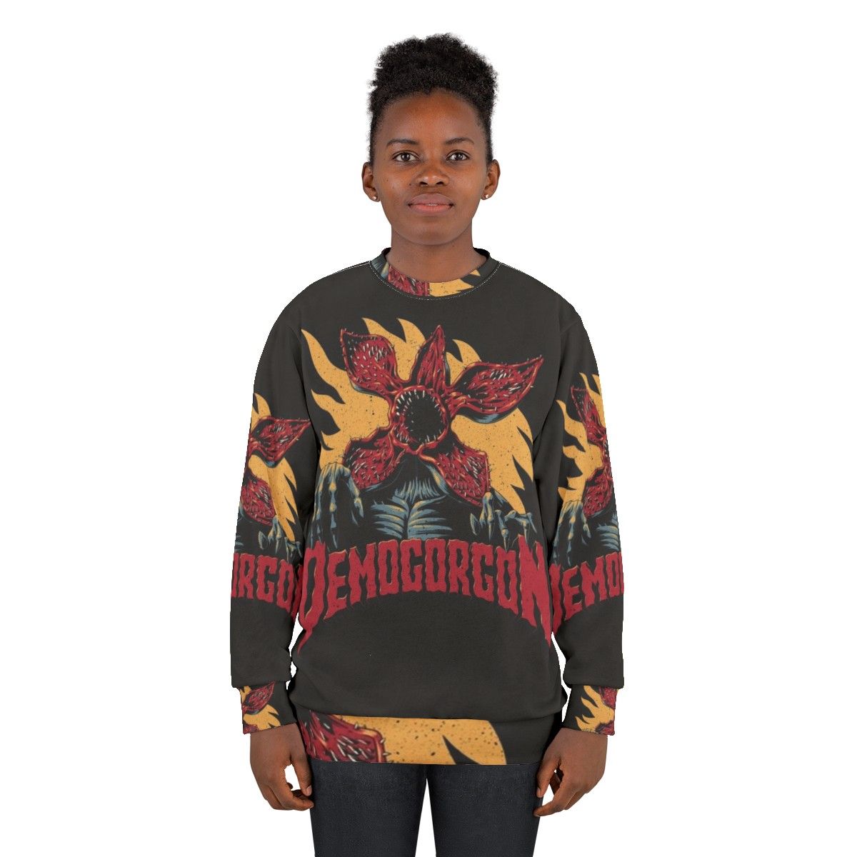 Demogorgon Sweatshirt 3 - Stranger Things Inspired Horror Pop Culture Apparel - women