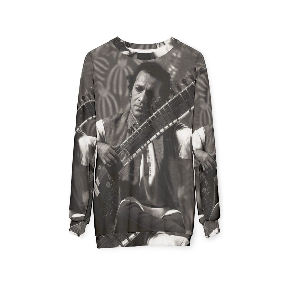 Indian Sitar Player Sweatshirt - hanging