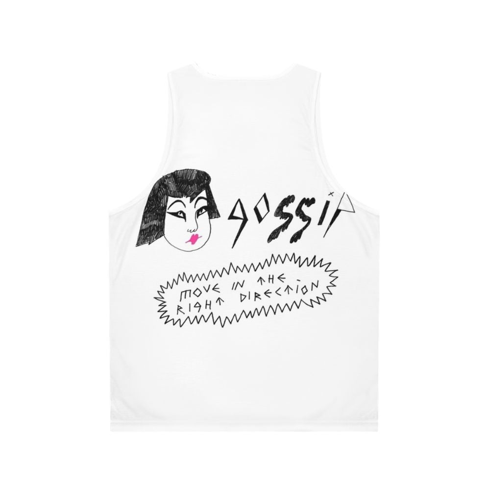 Unisex Right Direction music lover tank top - Back