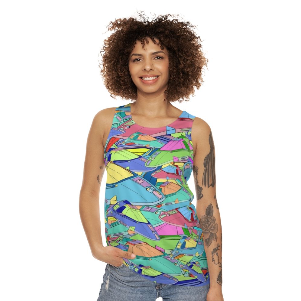 Star Trek Delta Flyer Unisex Tank Top - women