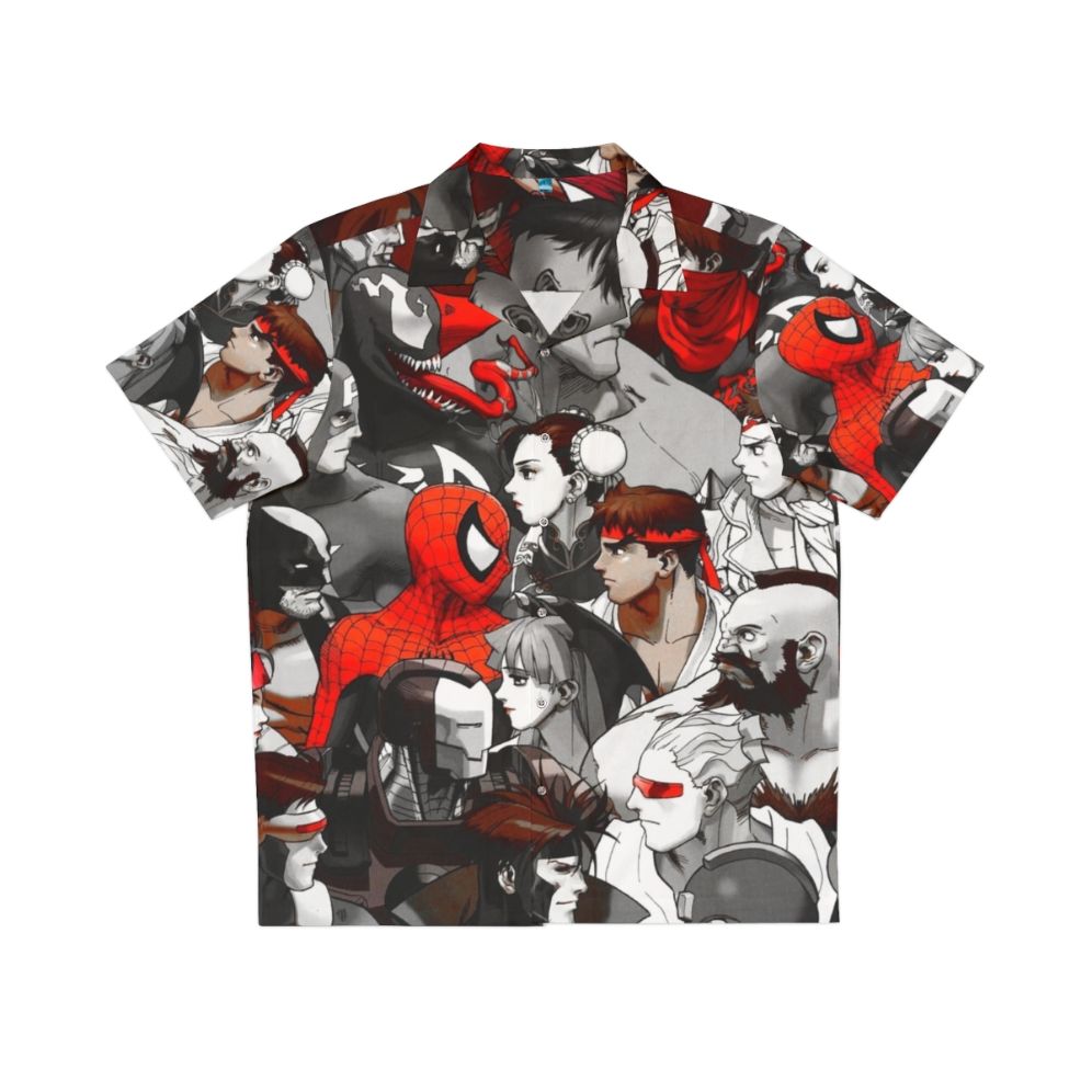 Marvel vs Capcom Red Hawaiian Shirt