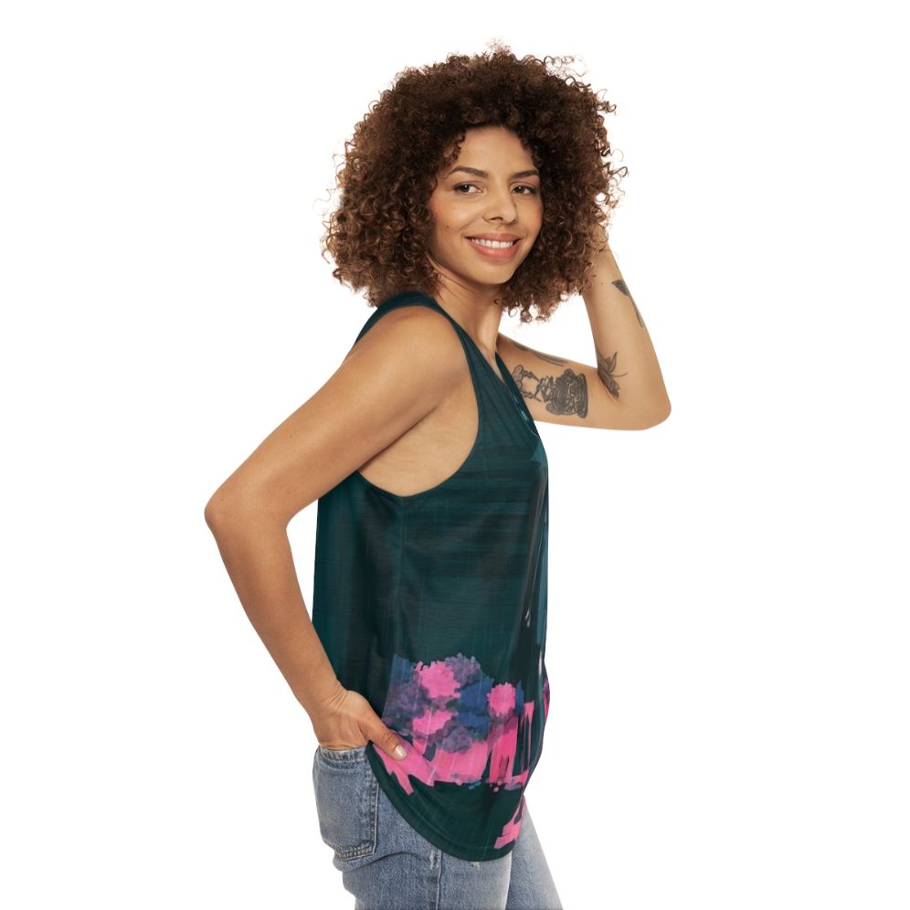 Sad Boy Kokichi Ouma Anime Tank Top - women side