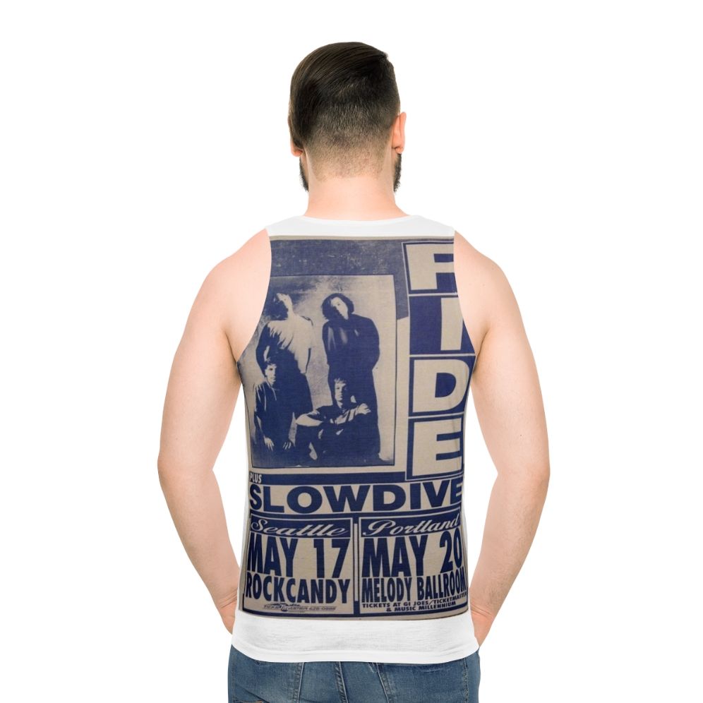 Unisex Indie Rock Shoegaze Tank Top - men back