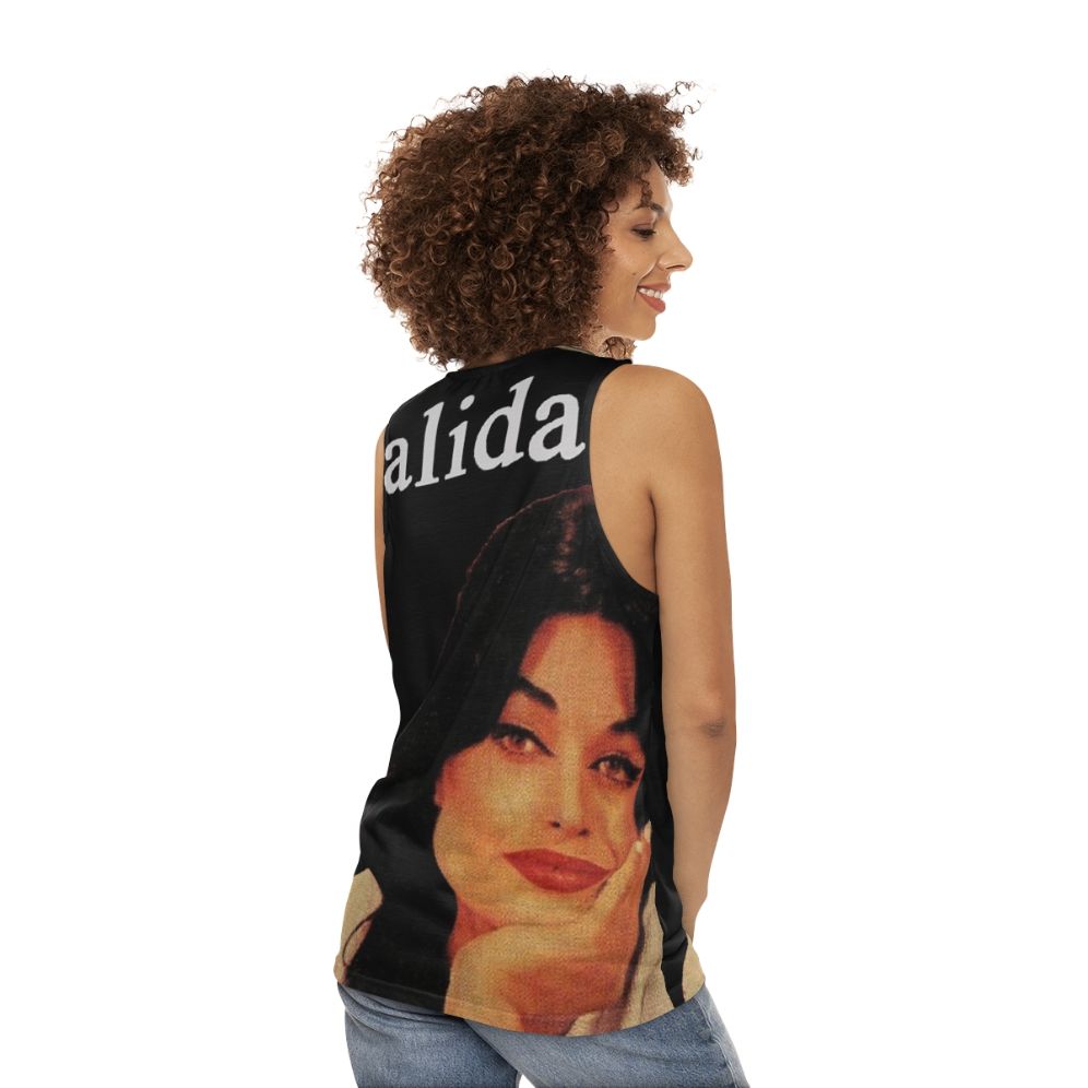 Dalida Love in Portofino Unisex Tank Top - women back