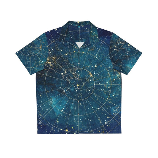 Celestial star map hawaiian shirt