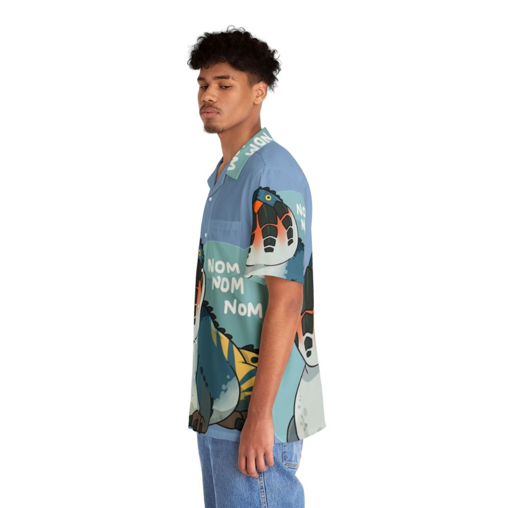 Dodogama Monster Hunter World Inspired Hawaiian Shirt - People Left