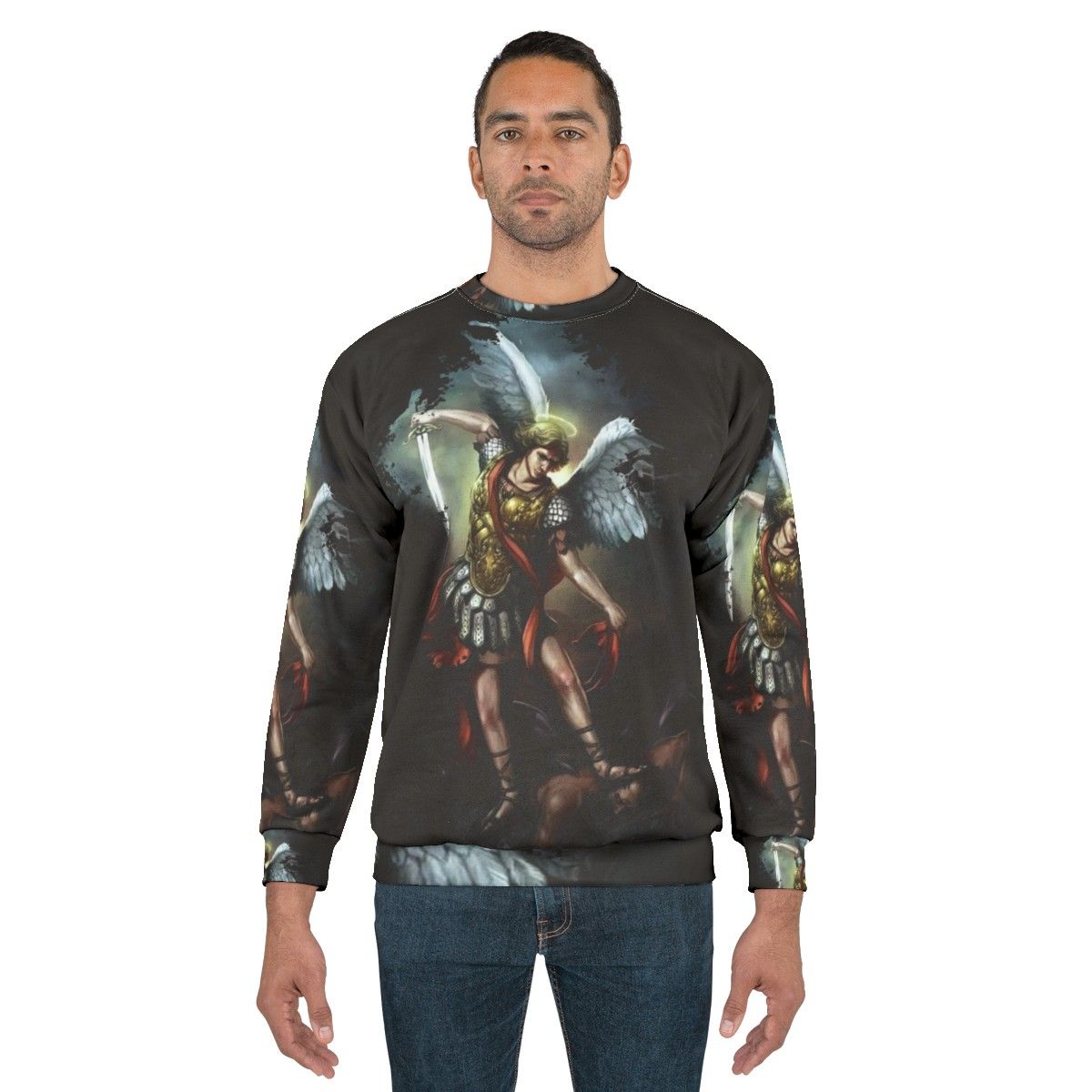 Archangel Michael Angel Wings Sweatshirt - men