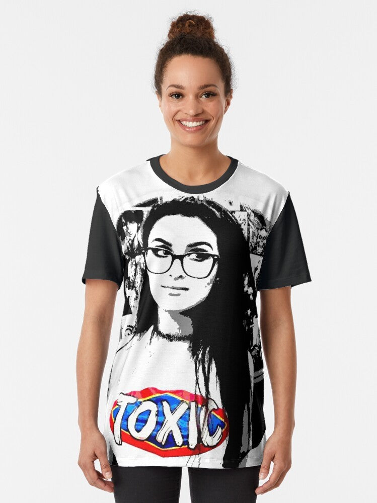 SSSniperWolf Graphic T-Shirt, featuring the popular YouTube gamer and streamer - Women