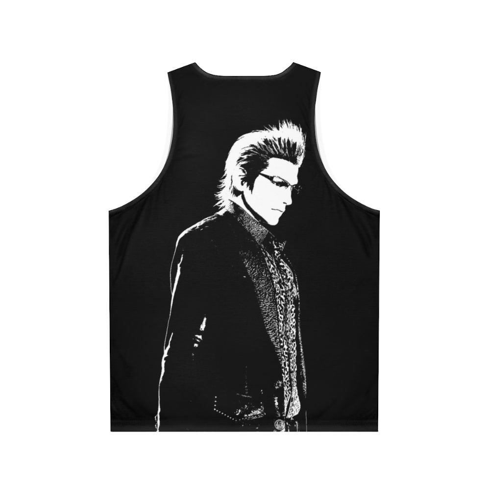 Final Fantasy XV Unisex Tank Top with Weathered Ignis Design - Back