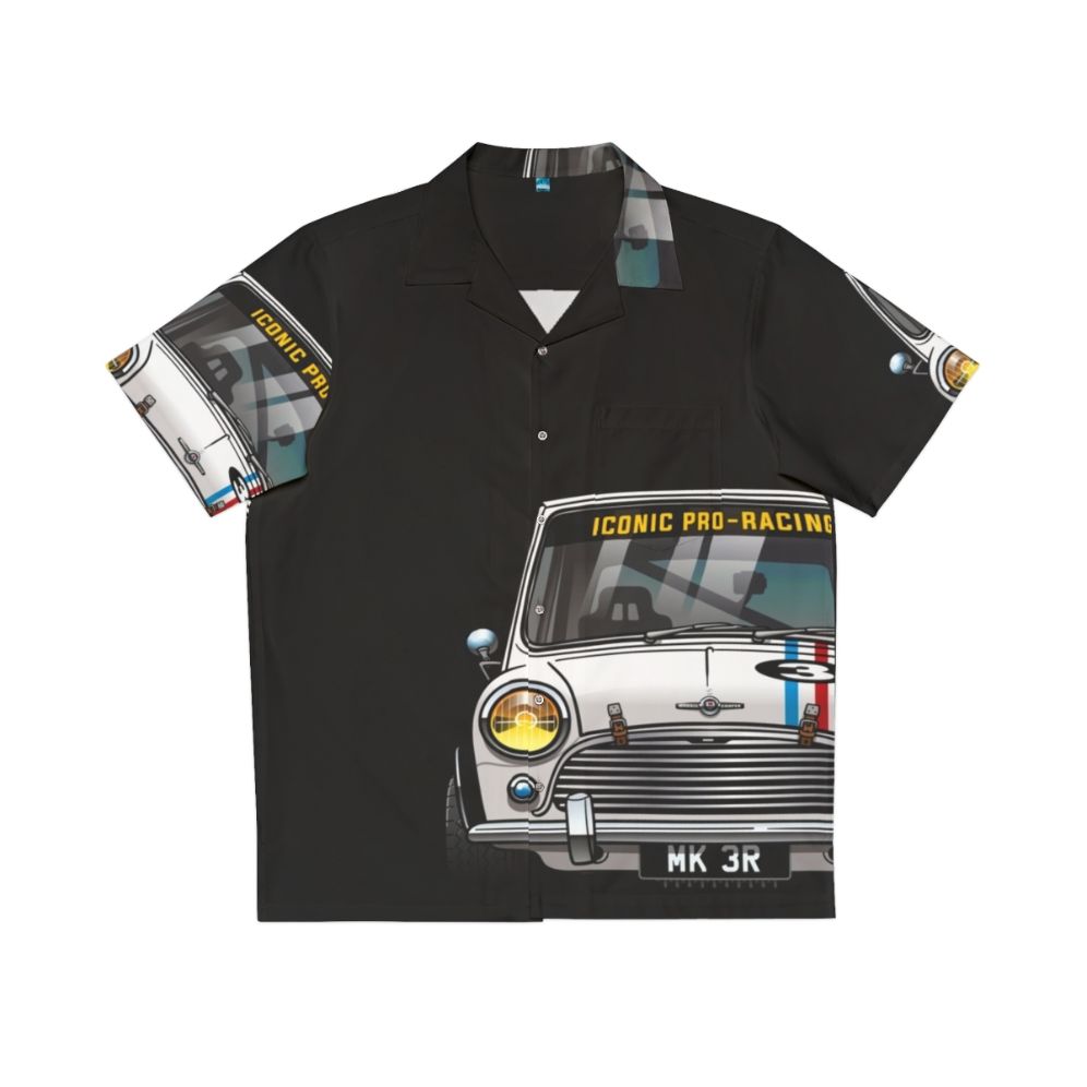 Vintage racing inspired Hawaiian shirt with Mk3 design