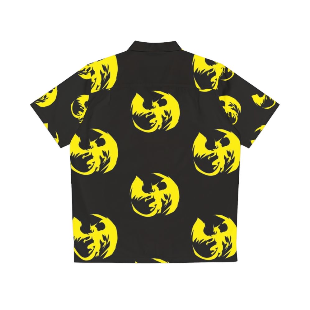 Yellow dragon Hawaiian shirt - Back