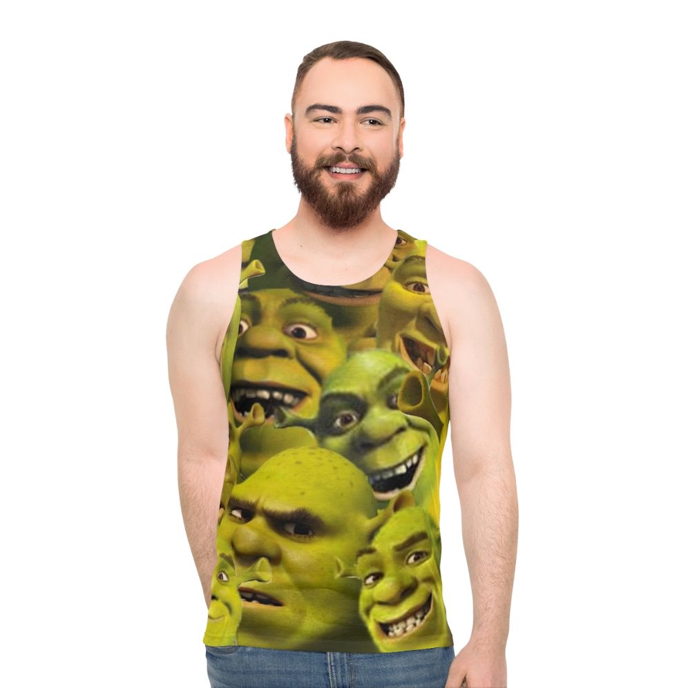 Shrek-inspired unisex tank top - men