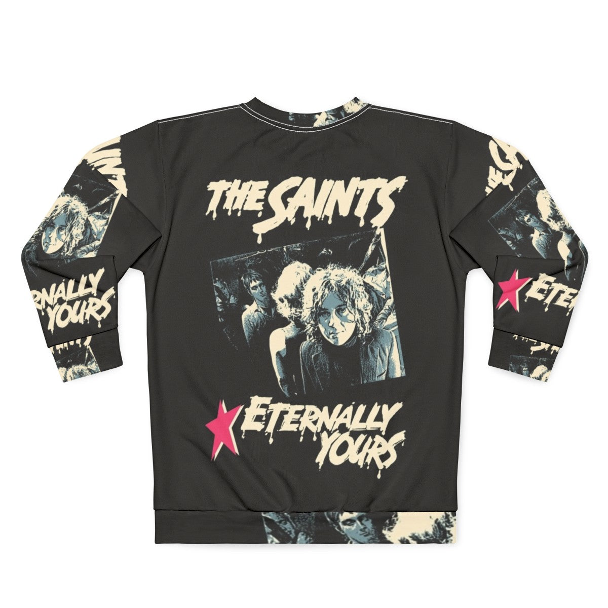 Vintage Saints Punk Band Sweatshirt - Back