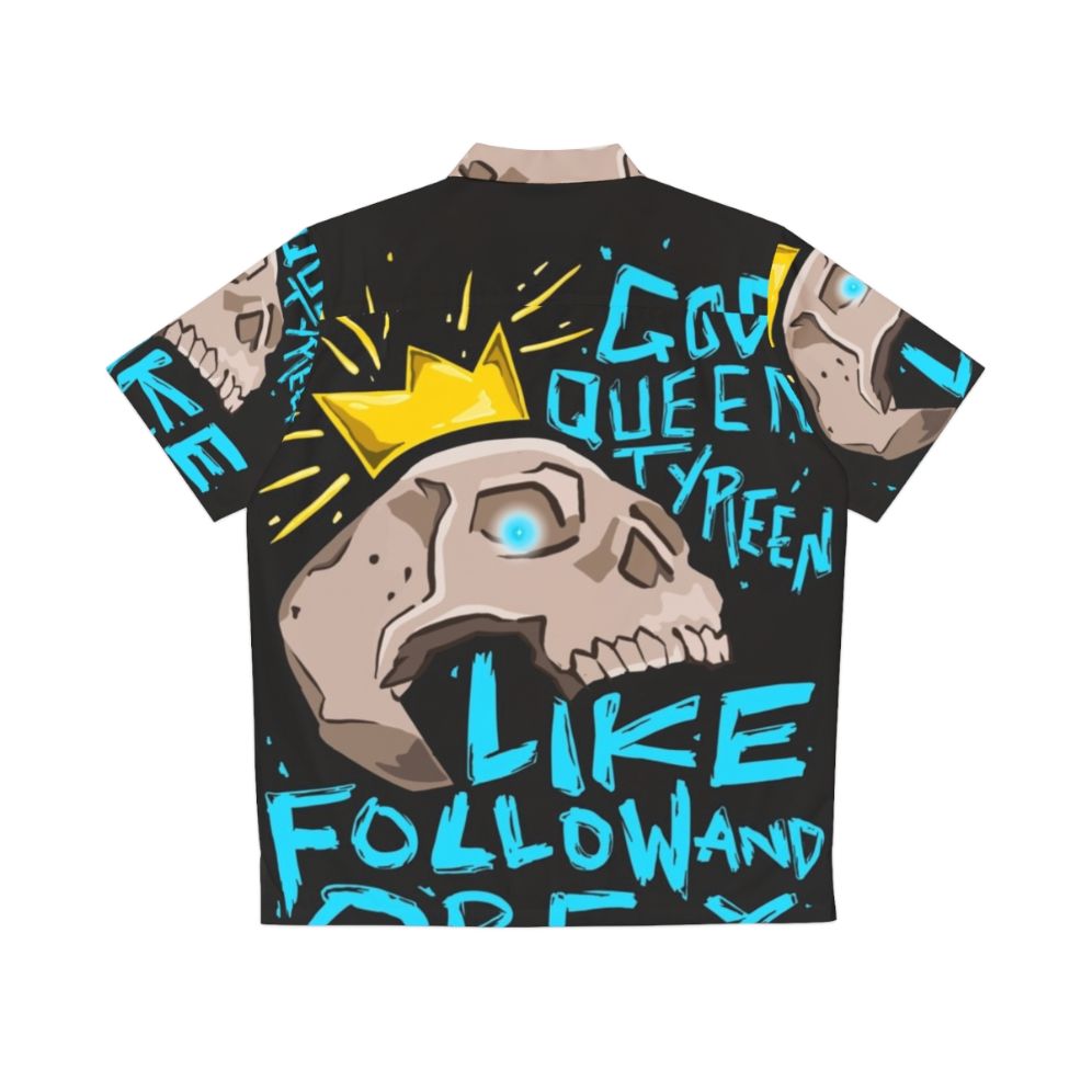 God Queen Borderlands Hawaiian Shirt - Back