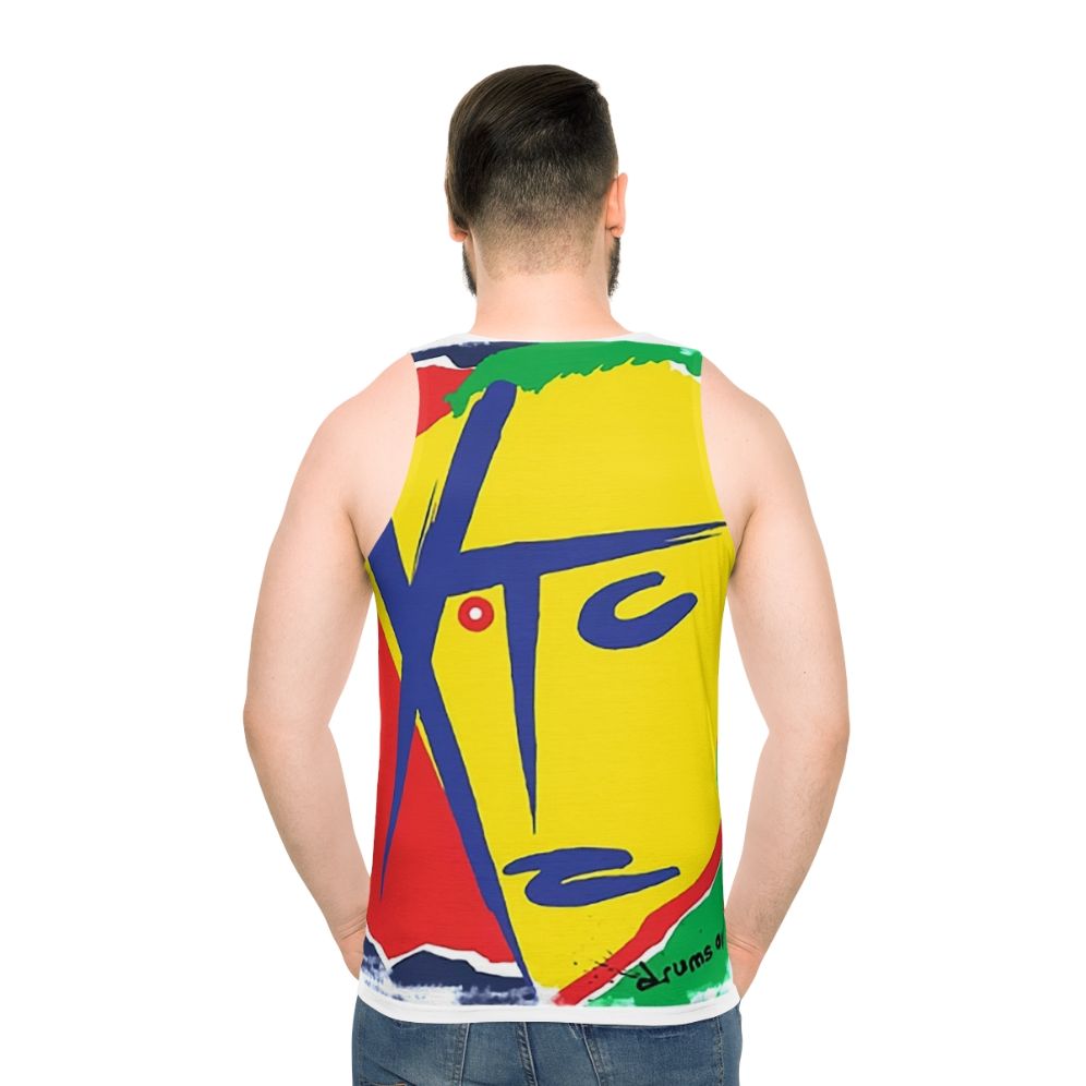 XTC Band Unisex Tank Top - men back