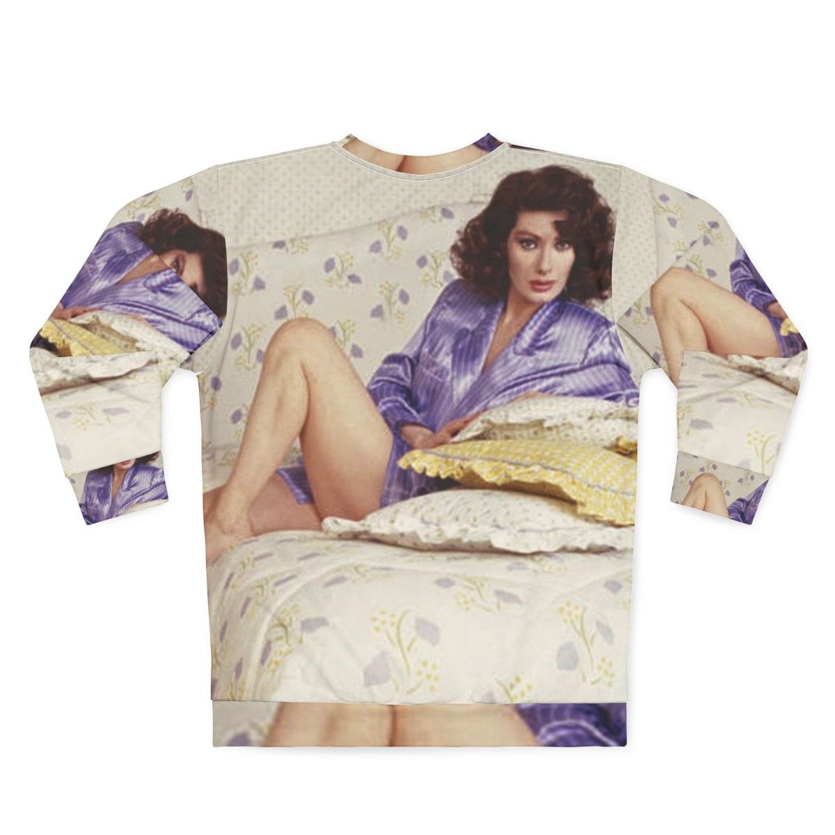 Edwige Fenech Aesthetic Sweatshirt - Back