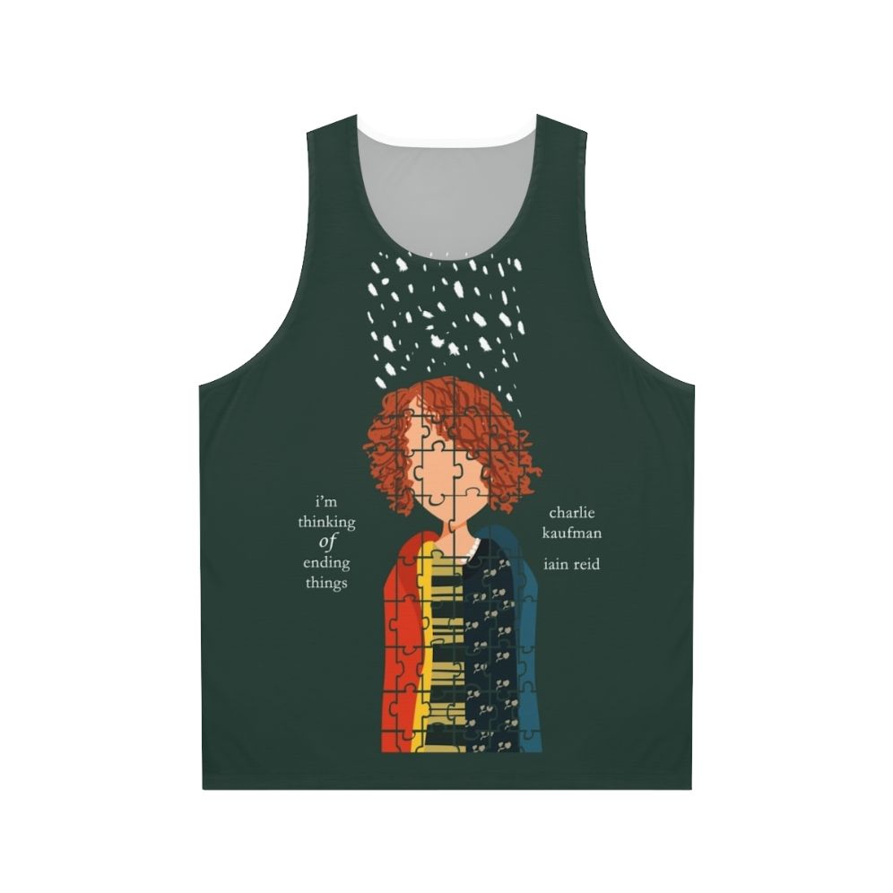 "I M Thinking Of Ending Things Minimal Poster Unisex Tank Top"