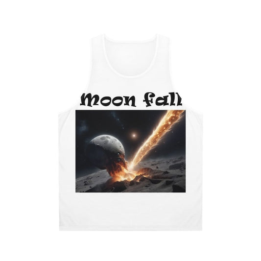 Unisex tank top with moon graphic