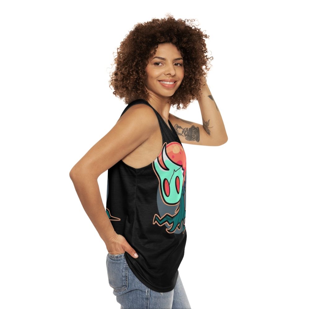 Hollow Knight Broken Vessel Unisex Tank Top - women side