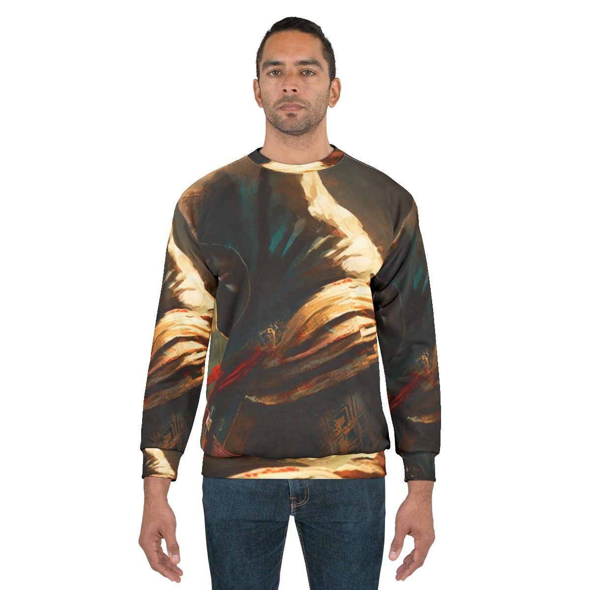 Assassins Creed Painting Inspired Gaming Sweatshirt - men