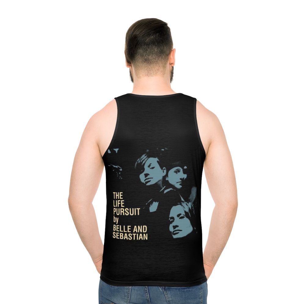 Unisex Belle and Sebastian Band Tank Top - men back