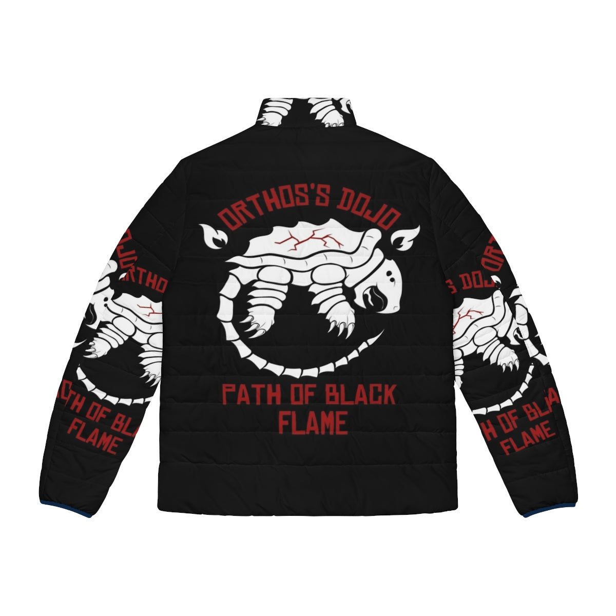 Orthos S Dojo Puffer Jacket - Cradle Series inspired outerwear for sacred artists - Back