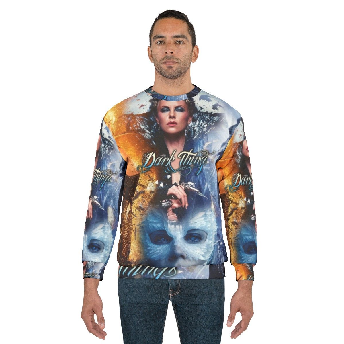 Evil Queen Ice Queen Fantasy Art Sweatshirt - men