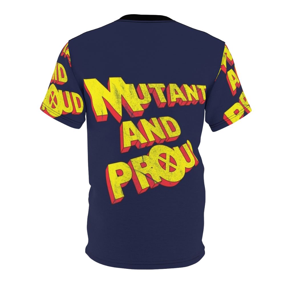 Mutant Pride Superhero T-Shirt featuring a bold graphic design - Back