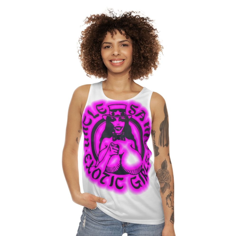 Patriotic unisex tank top - women