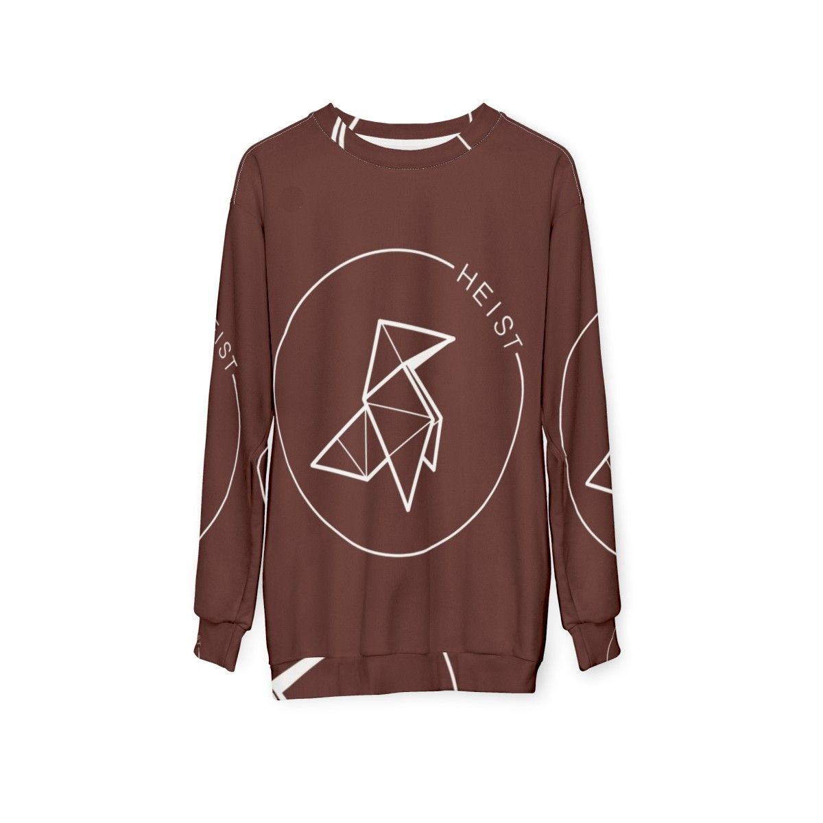 Money Heist Origami Crane Red Sweatshirt - hanging