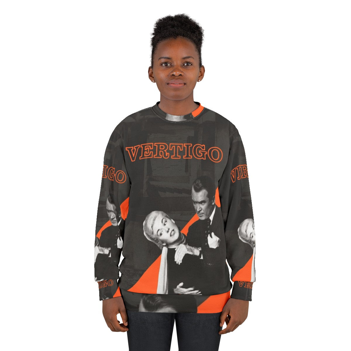 Alfred Hitchcock's Vertigo thriller movie sweatshirt - women