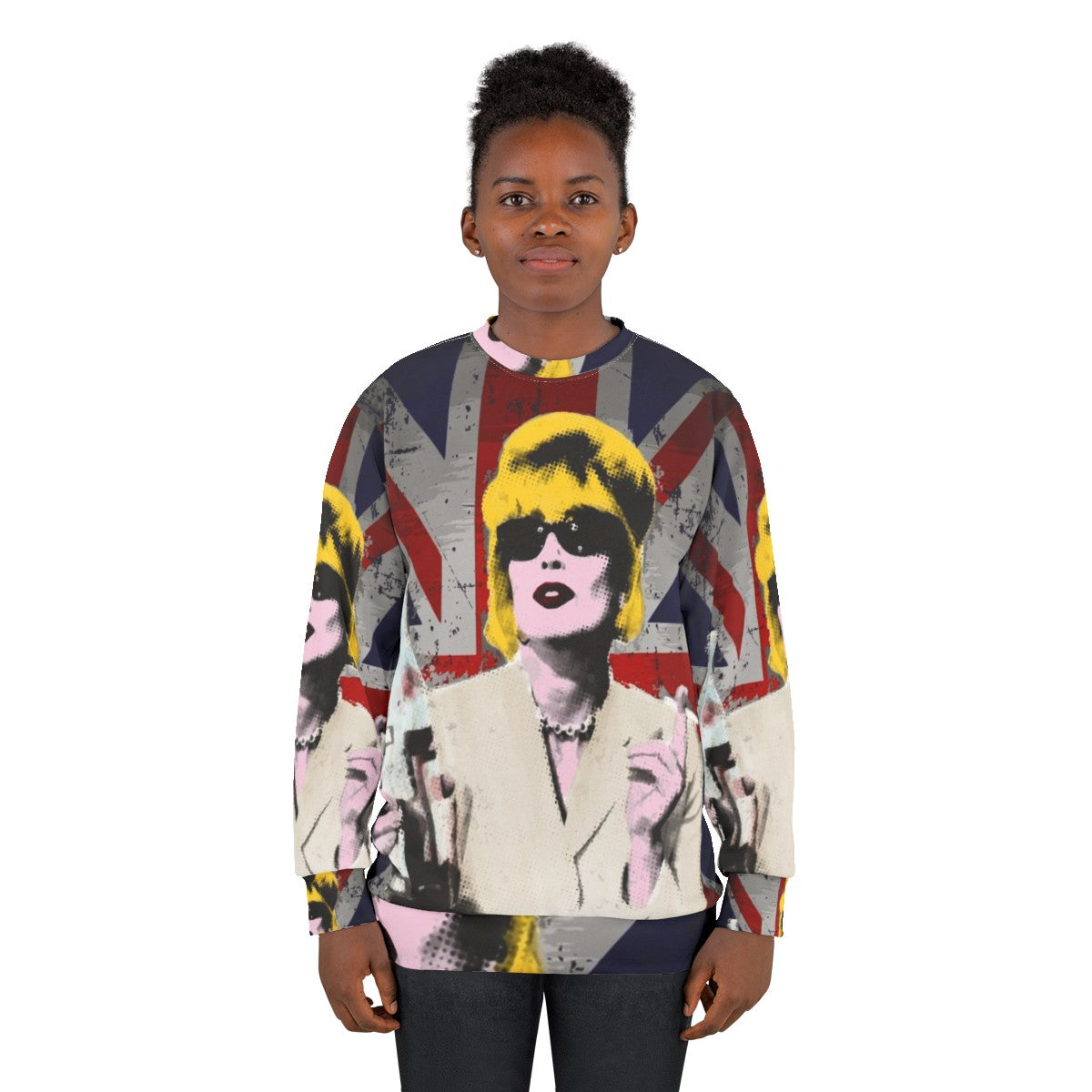 Absolutely Fabulous Sweatshirt featuring pop art design - women