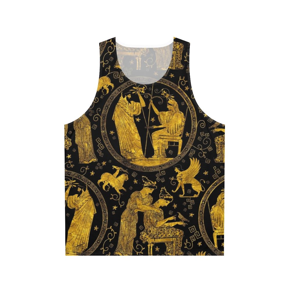 Greek art mythology unisex tank top