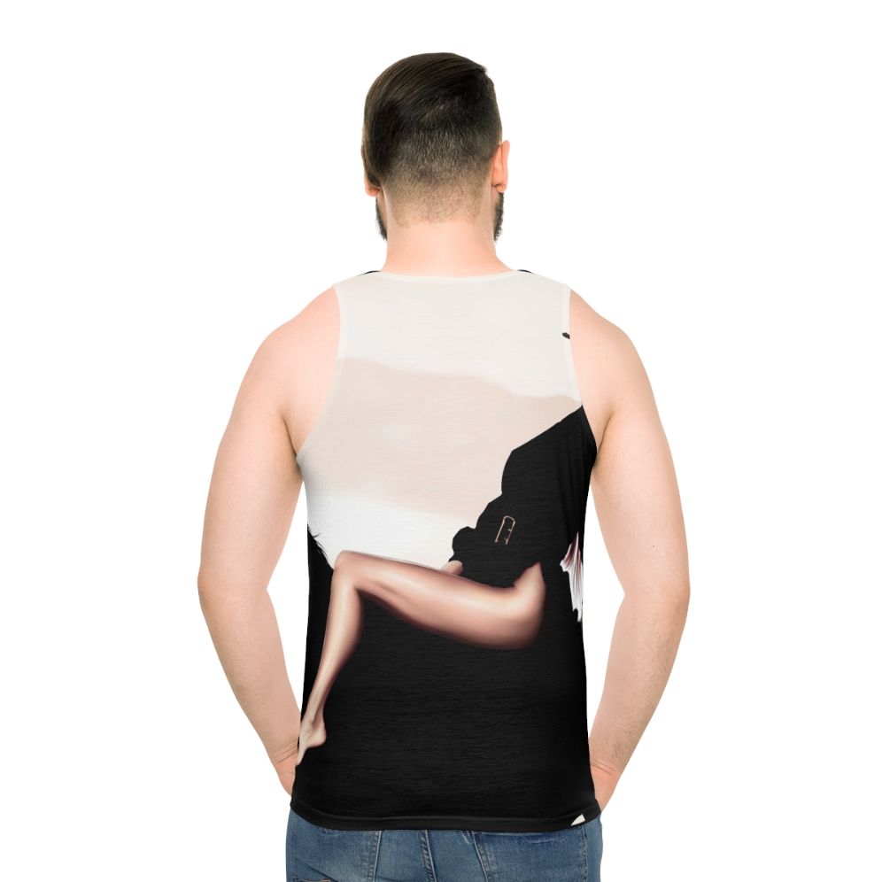 Bo Derek unisex tank top - men back