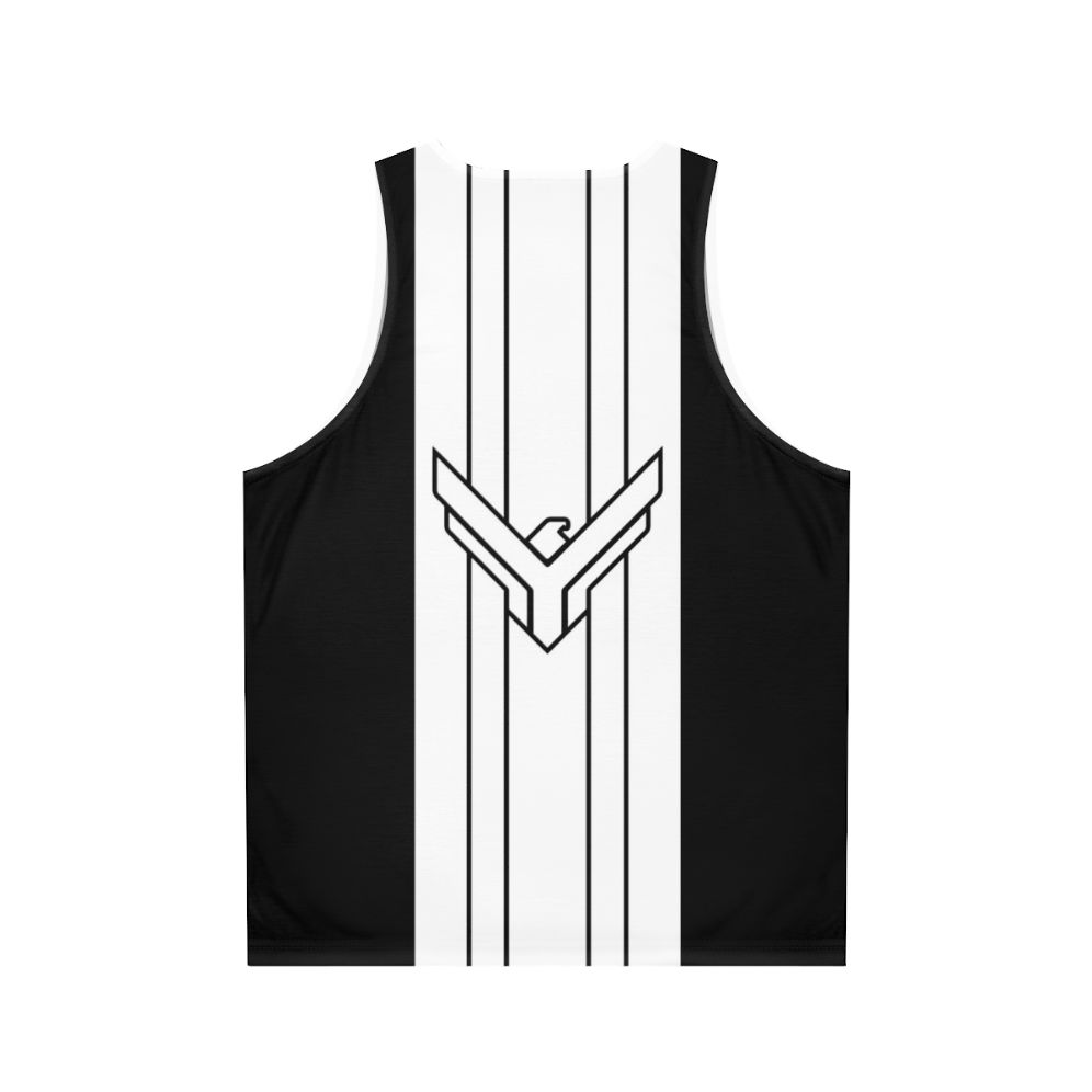 Dune House Atreides Banner Stripes Unisex Tank Top - Back