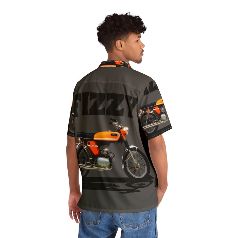 Fs1E Fizzy Motorcycle Hawaiian Shirt - People Back