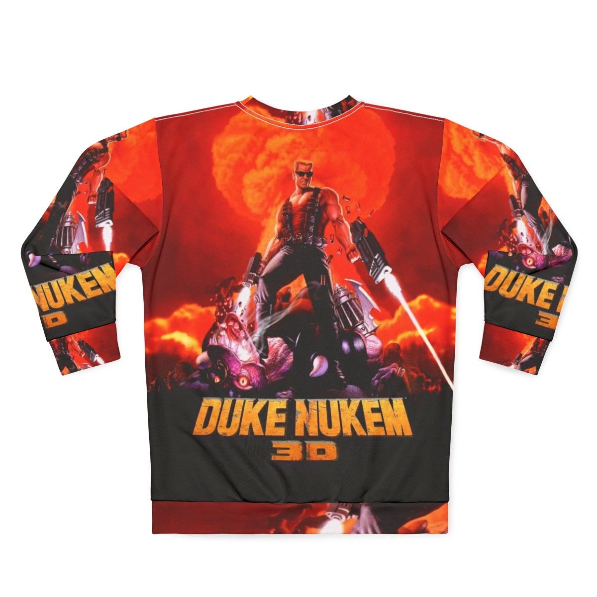 Duke Nukem 3D Retro Gaming Sweatshirt - Back