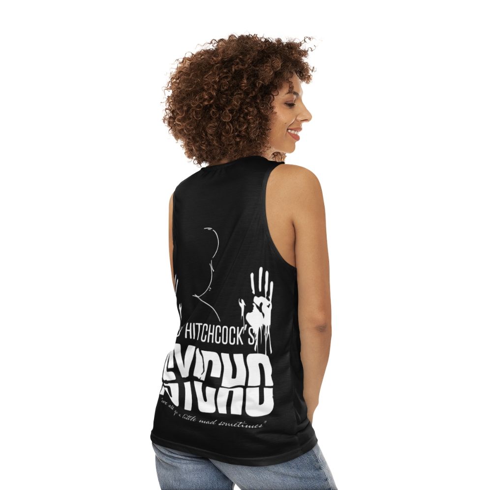 Alfred Hitchcock Psycho Unisex Tank Top - women back