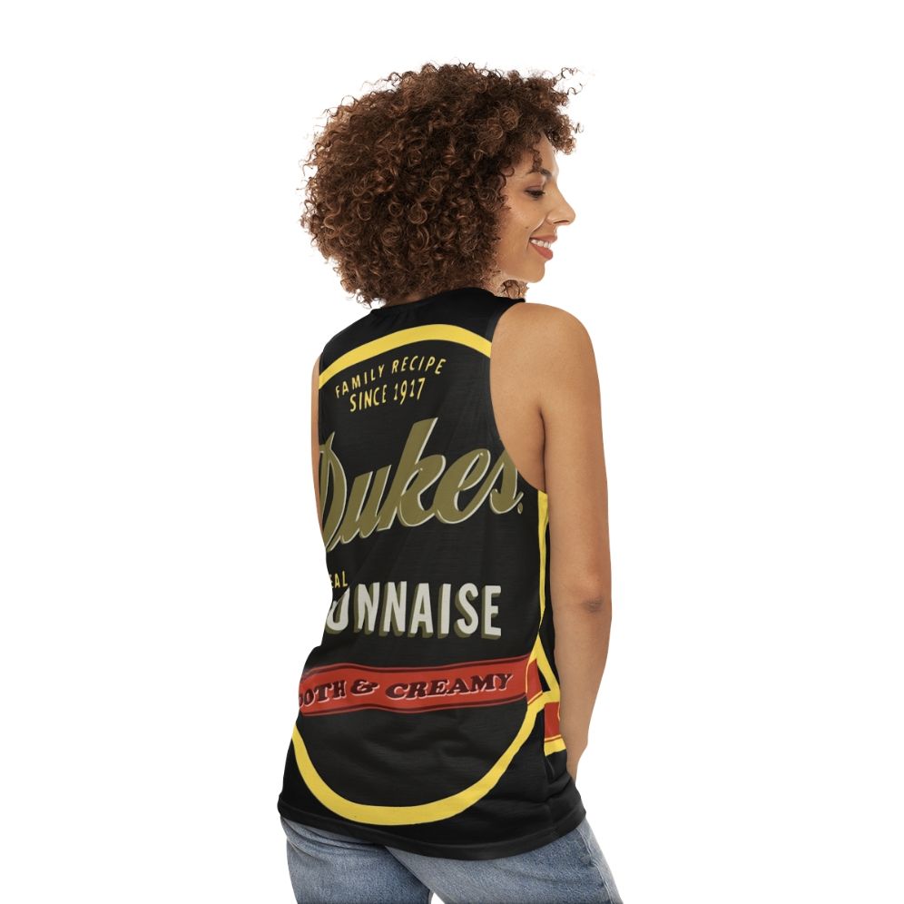 Vintage Duke's Mayo unisex tank top - women back