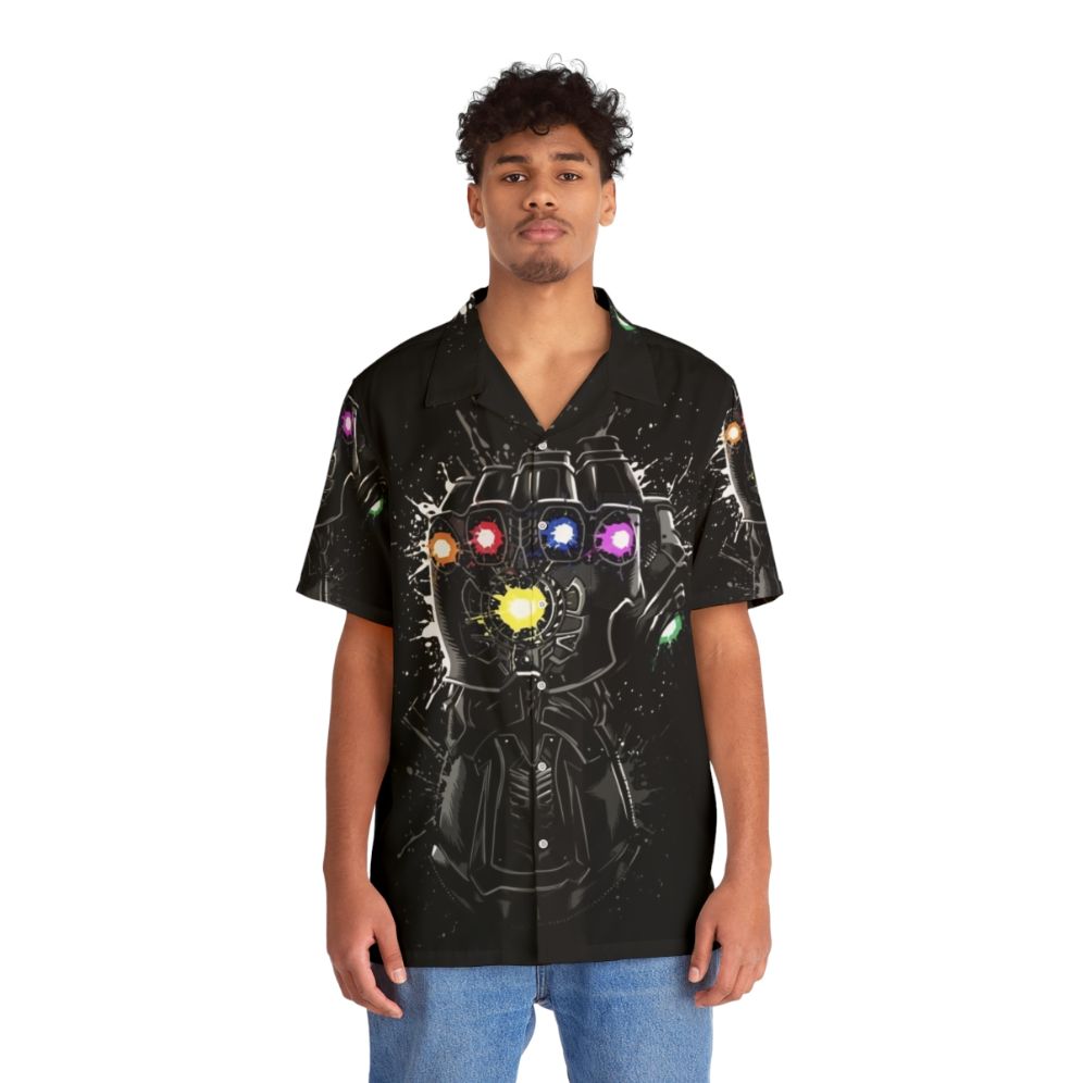 Infinity Gauntlet Marvel Hawaiian Shirt - People Front