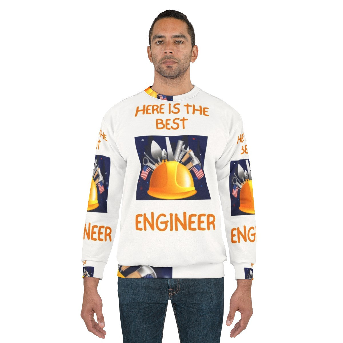 Professional Careers University Sweatshirt for Engineers, Programmers, and Geeks - men