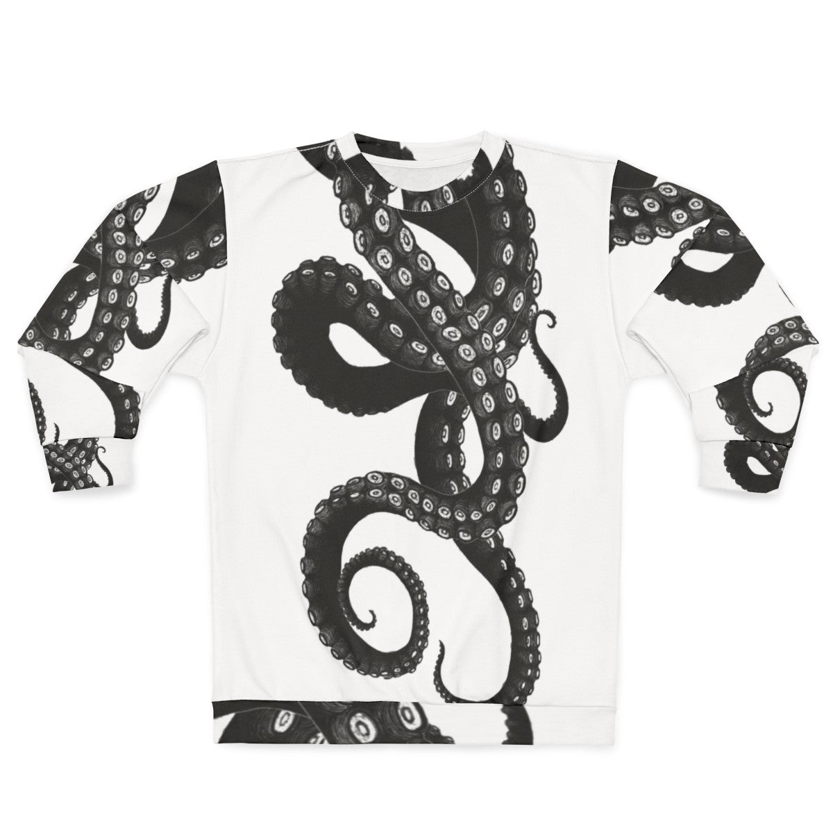 Kraken sweatshirt with tentacles for a spooky sea creature look