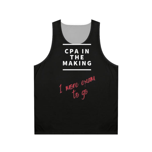 Unisex CPA tank top for female professionals