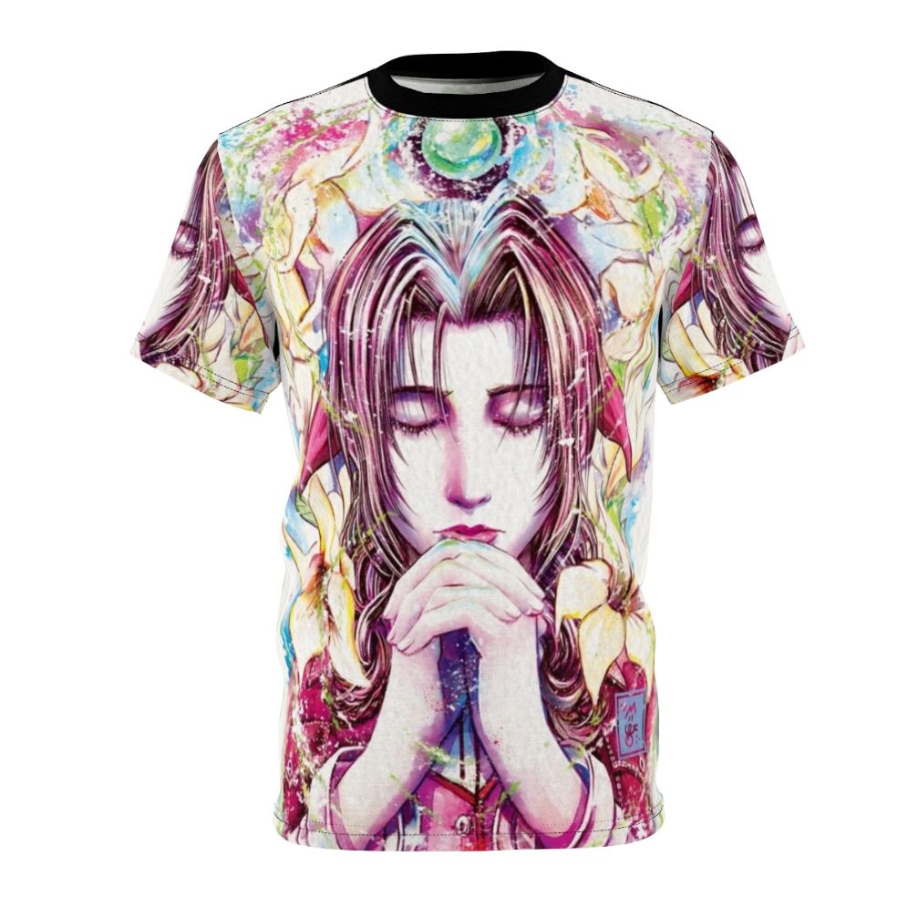 Aerith Inspired Final Fantasy 7 Character T-Shirt