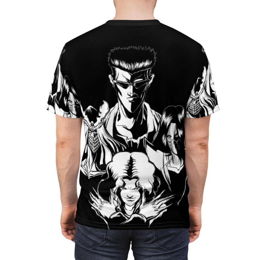 Anime inspired Yu Yu Hakusho graphic t-shirt featuring the Toguro brothers and other characters. - men back