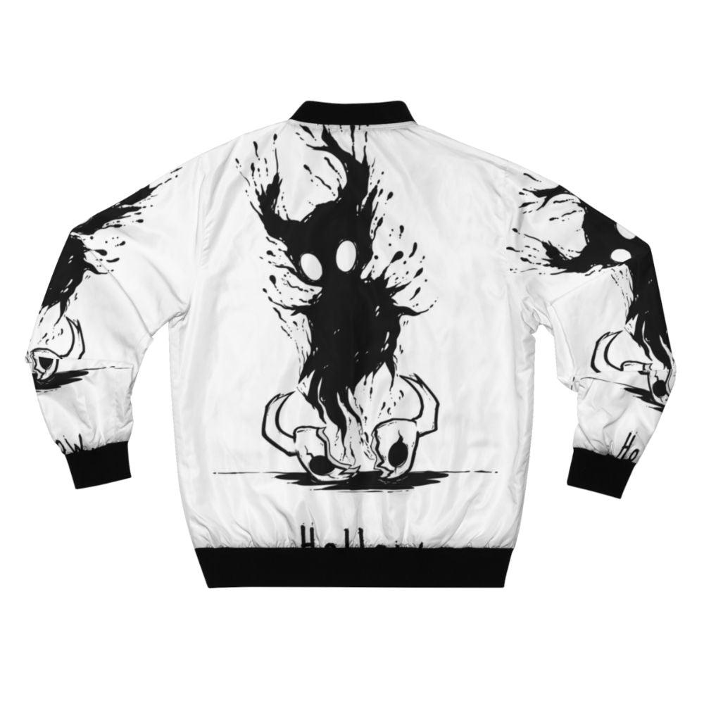 Hollow Knight Bomber Jacket - Hollow Void Fan Art Design - Back