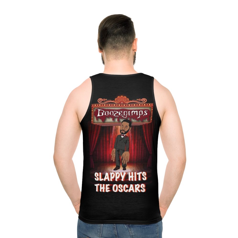 Slappy Oscars Unisex Tank Top - men back